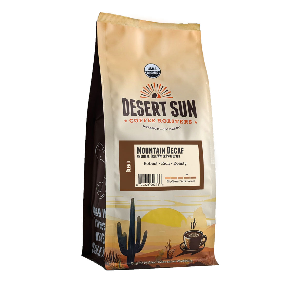 Organic Mountain Decaf - Rich and Smooth – Desert Sun Coffee Roasters