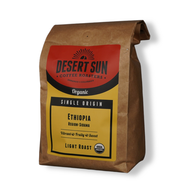 2lb bag of Desert Sun Ethiopia Coffee
